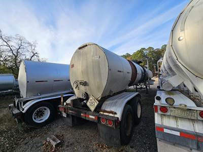 2001 Harmon Tandem Axle Mild Steel Asphalt / Hot Oil Tank Trailer - Spring, Fixed Axle