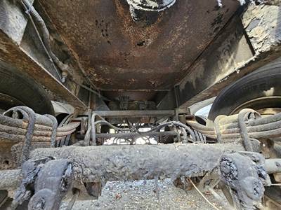 2001 Harmon Tandem Axle Mild Steel Asphalt / Hot Oil Tank Trailer - Spring, Fixed Axle