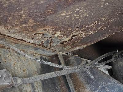 2001 Harmon Tandem Axle Mild Steel Asphalt / Hot Oil Tank Trailer - Spring, Fixed Axle