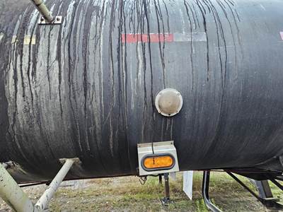 2001 Harmon Tandem Axle Mild Steel Asphalt / Hot Oil Tank Trailer - Spring, Fixed Axle