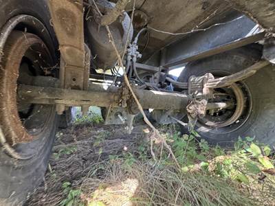 1987 Harmon Tandem Axle Mild Steel Asphalt Hot Oil Tank Trailer Spring Fixed Axle