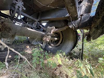 1987 Harmon Tandem Axle Mild Steel Asphalt Hot Oil Tank Trailer Spring Fixed Axle