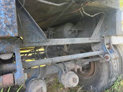 1987 Harmon Tandem Axle Mild Steel Asphalt Hot Oil Tank Trailer Spring Fixed Axle