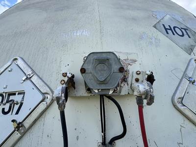 1987 Harmon Tandem Axle Mild Steel Asphalt Hot Oil Tank Trailer Spring Fixed Axle