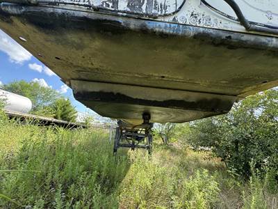 1987 Harmon Tandem Axle Mild Steel Asphalt Hot Oil Tank Trailer Spring Fixed Axle