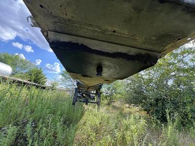 1987 Harmon Tandem Axle Mild Steel Asphalt Hot Oil Tank Trailer Spring Fixed Axle