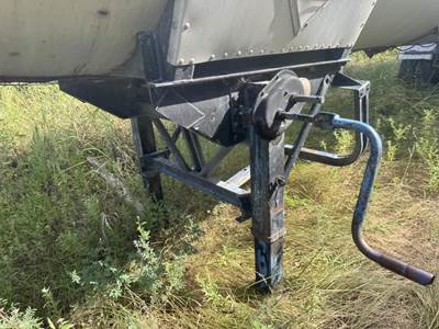 1987 Harmon Tandem Axle Mild Steel Asphalt Hot Oil Tank Trailer Spring Fixed Axle