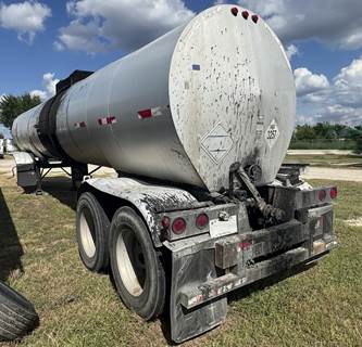 Polar Tandem Axle Mild Steel Asphalt / Hot Oil Tank Trailer - Spring, Fixed Axle