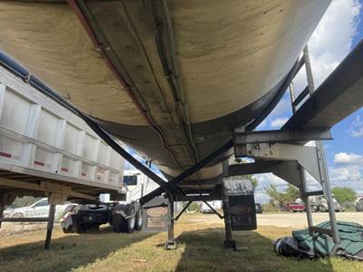 2001 Polar Tandem Axle Mild Steel Asphalt / Hot Oil Tank Trailer - Spring, Fixed Axle