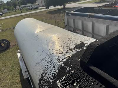 2001 Polar Tandem Axle Mild Steel Asphalt / Hot Oil Tank Trailer - Spring, Fixed Axle