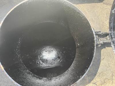 2001 Polar Tandem Axle Mild Steel Asphalt / Hot Oil Tank Trailer - Spring, Fixed Axle