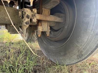 1993 Polar Tandem Axle Mild Steel Asphalt Hot Oil Tank Trailer Air Leaf Fixed Axle