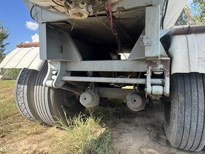 1993 Polar Tandem Axle Mild Steel Asphalt Hot Oil Tank Trailer Air Leaf Fixed Axle