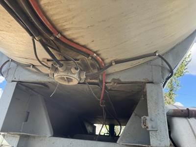 1993 Polar Tandem Axle Mild Steel Asphalt Hot Oil Tank Trailer Air Leaf Fixed Axle