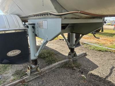 1993 Polar Tandem Axle Mild Steel Asphalt Hot Oil Tank Trailer Air Leaf Fixed Axle