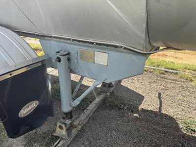 1993 Polar Tandem Axle Mild Steel Asphalt Hot Oil Tank Trailer Air Leaf Fixed Axle