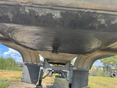1993 Polar Tandem Axle Mild Steel Asphalt Hot Oil Tank Trailer Air Leaf Fixed Axle