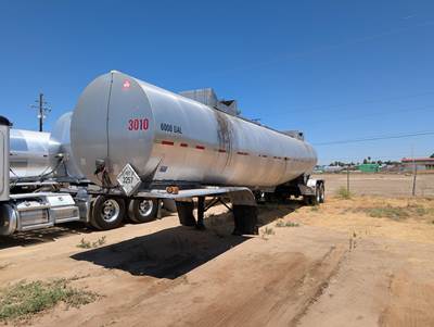 1999 Polar 8,800 gal insulated aluminum, Bakersfield CA