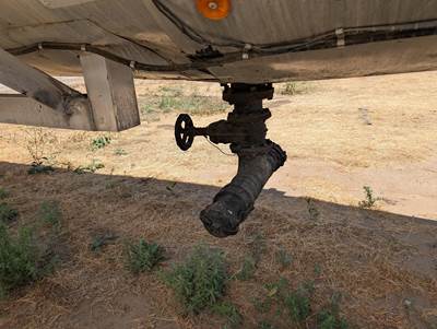 1999 Polar 8800 GAL Asphalt Hot Oil Tank Trailer