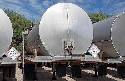 Vantage Tandem Axle Aluminum Asphalt / Hot Oil Tank Trailer - Air Ride, Fixed Axle