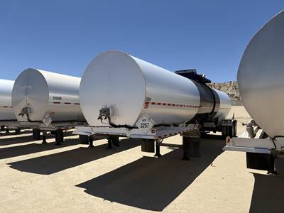 Vantage Tandem Axle Aluminum Asphalt / Hot Oil Tank Trailer - Air Ride, Fixed Axle