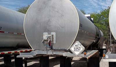 Vantage Tandem Axle Aluminum Asphalt / Hot Oil Tank Trailer - Air Ride, Fixed Axle