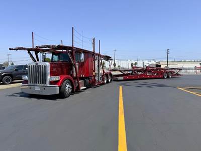 Peterbilt 389 Car Carrier Truck - Cummins, 565HP, 13 Speed Manual