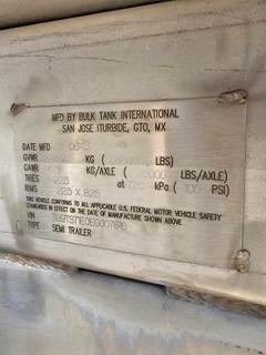 2014 BULK 7,000 GAL Chemical / Acid Tank Trailer