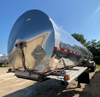2005 BRENNER DOT 407 | 7000 GAL STAINLESS STEEL / IN TEST /Chemical / Acid Tank Trailer