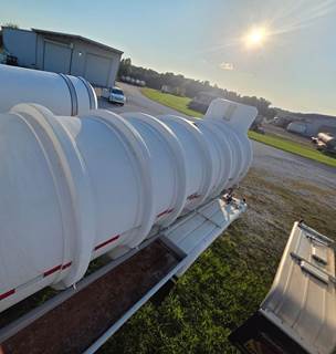 2002 Comptank Tandem Axle Plate Composite Chemical Acid Tank Trailer Spring Fixed Axle