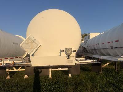 2003 Comptank Tandem Axle Plate Composite Chemical Acid Tank Trailer Spring Fixed Axle