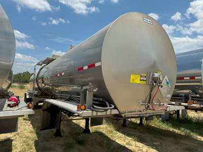 2022 Polar DOT 407 / 7000 GAL / PUMP / VAPOR RECOVERY Chemical / Acid Tank Trailer