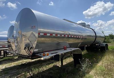 Polar STAINLESS STEEL DOT 407 Chemical / Acid Tank Trailer