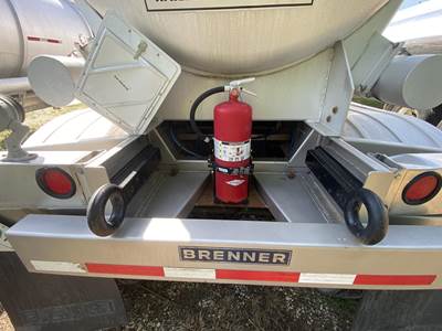 2014 Brenner 44ft Tandem Axle Aluminum Crude Oil Tank Trailer - Air Ride
