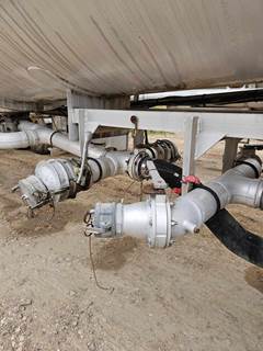 2013 Brenner 42ft Tandem Axle Aluminum Crude Oil Tank Trailer - Air Ride, Fixed Axle