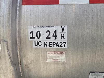 2012 Brenner 42ft Tandem Axle Aluminum Crude Oil Tank Trailer - Air Ride, Fixed Axle