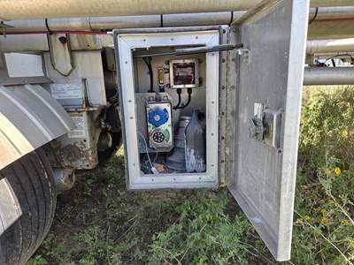 2012 Brenner 42ft Tandem Axle Aluminum Crude Oil Tank Trailer - Air Ride, Fixed Axle