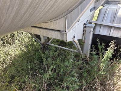 2012 Brenner 42ft Tandem Axle Aluminum Crude Oil Tank Trailer - Air Ride, Fixed Axle