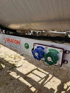 2012 Dragon 44ft Tandem Axle Aluminum Crude Oil Tank Trailer - Air Ride, Fixed Axle