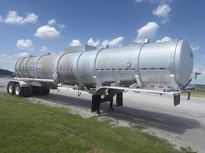 Dragon Tandem Axle Aluminum Crude Oil Tank Trailer - Air Ride, Fixed Axle