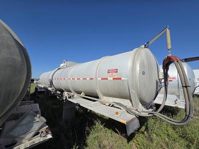 Heil 44ft Tandem Axle Aluminum Crude Oil Tank Trailer - Air Ride, Fixed Axle
