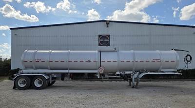Heil 8400 GAL ALUMINUM W PUMP Crude Oil Tank Trailer