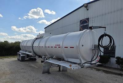 Heil 8400 GAL ALUMINUM W PUMP Crude Oil Tank Trailer