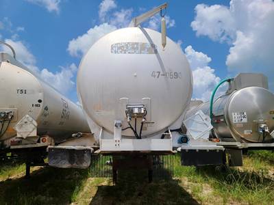 2013 Polar Tandem Axle Aluminum Crude Oil Tank Trailer - Air Ride, Fixed Axle