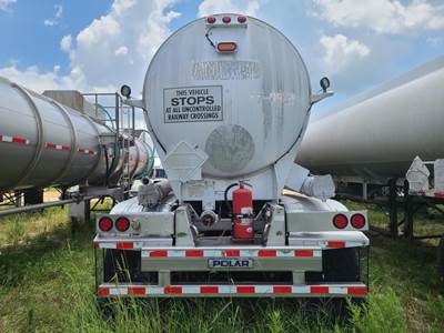 2013 Polar Tandem Axle Aluminum Crude Oil Tank Trailer - Air Ride, Fixed Axle