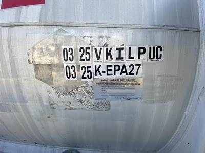 2013 Polar 8400 GAL CRUDE DOT 407 Crude Oil Tank Trailer