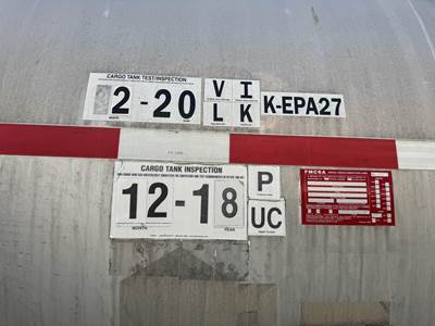 2013 Stephens Tandem Axle Aluminum Crude Oil Tank Trailer - Air Ride, Fixed Axle