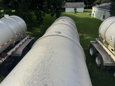 2013 Stephens Tandem Axle Aluminum Crude Oil Tank Trailer - Air Ride, Fixed Axle
