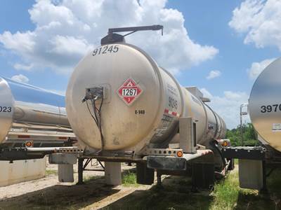 Stephens Tandem Axle Aluminum Crude Oil Tank Trailer - Air Ride, Fixed Axle