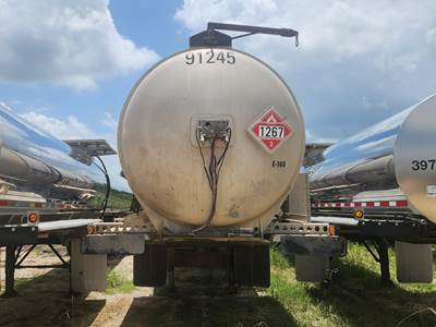2012 Stephens Tandem Axle Aluminum Crude Oil Tank Trailer - Air Ride, Fixed Axle